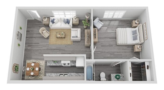 Floorplan - Camino Del Sol Apartments