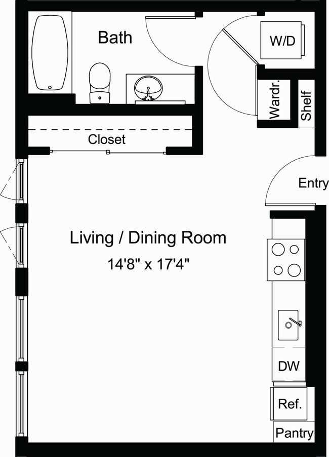 Floorplan - Chloe on Madison