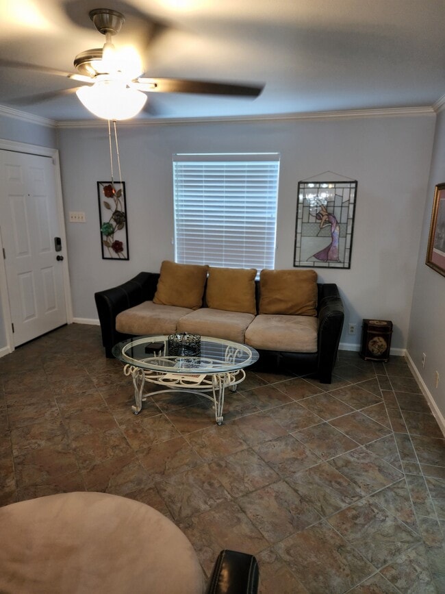 Living room. - 5201 Heatherstone Dr