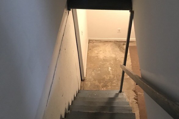 Entrance to basement - 143 Franklin Rd