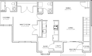 1BR/1.5BA - Hawthorne Gardens