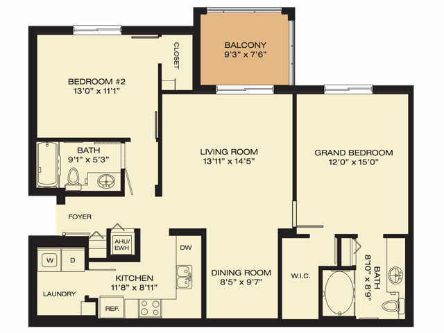 Floorplan - The Villas at Emerald Dunes