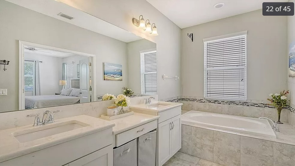 Master Bathroom dual sinks & large tub - 727 129th St NE