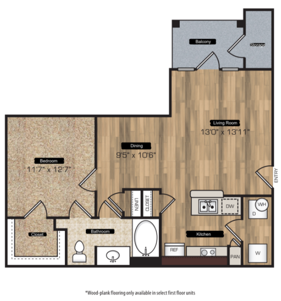 741 Sq Ft - Encore Landing Apartments