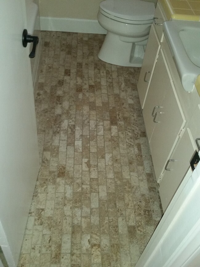 Bathroom Tile Floor - 33773 Street of the Violet Lantern