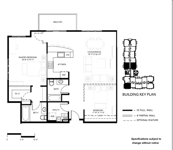 2BR/2BA - Village Plaza Lofts