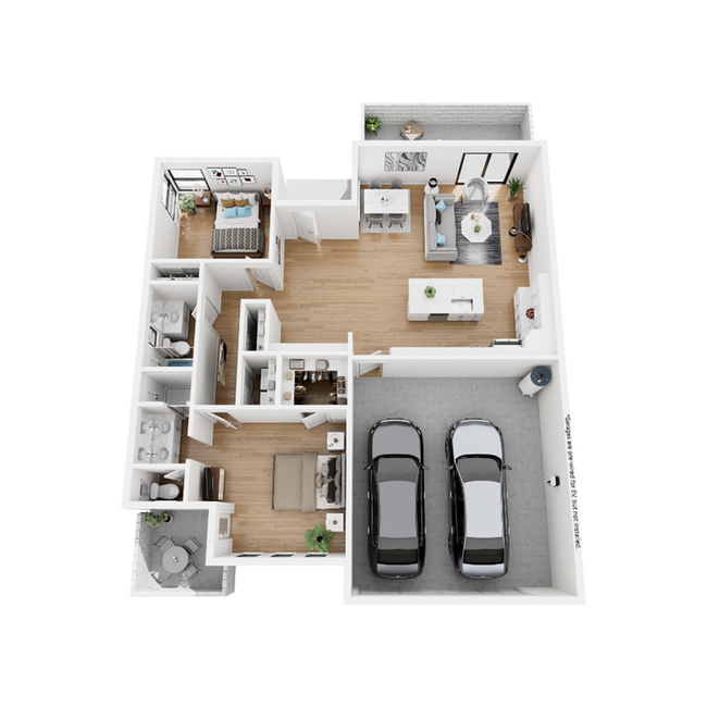 2 Bedroom x 2 Bathroom - Ascension at Manistee Ranch