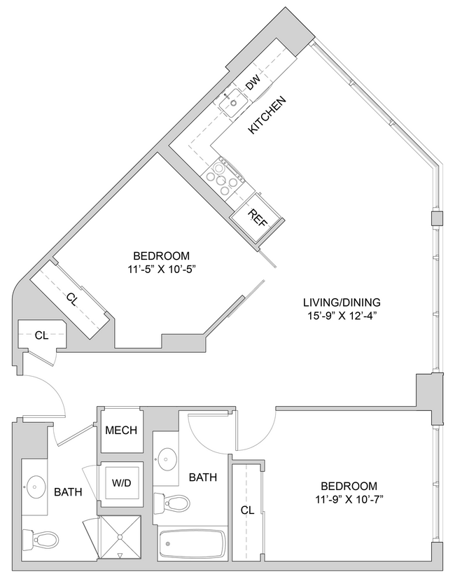 Floorplan - The Modern at Art Place