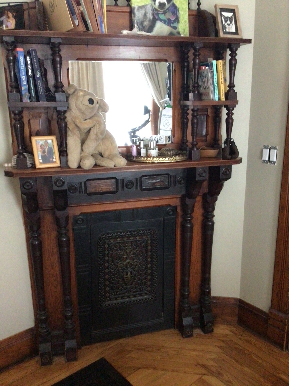 side room fireplace - 212 S Albany St
