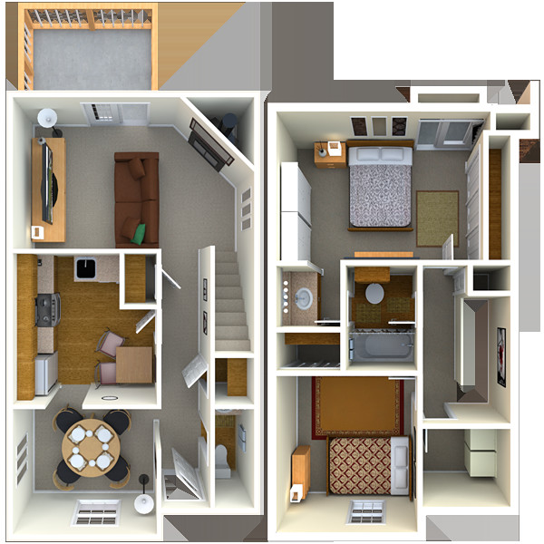 Floorplan - The Habitat Apartments