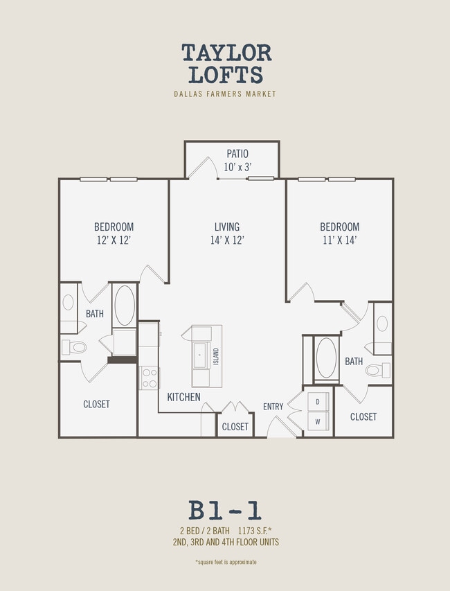 Floorplan - Taylor Lofts