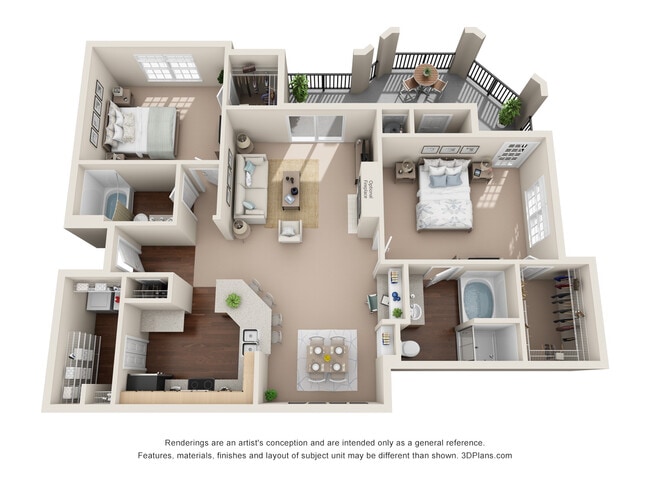 Floorplan - Sonterra Apartment Homes