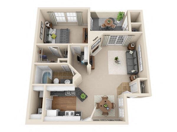 Floorplan - The Resort at University Park