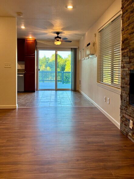 Living, dining, deck - 9301 SW Hill St