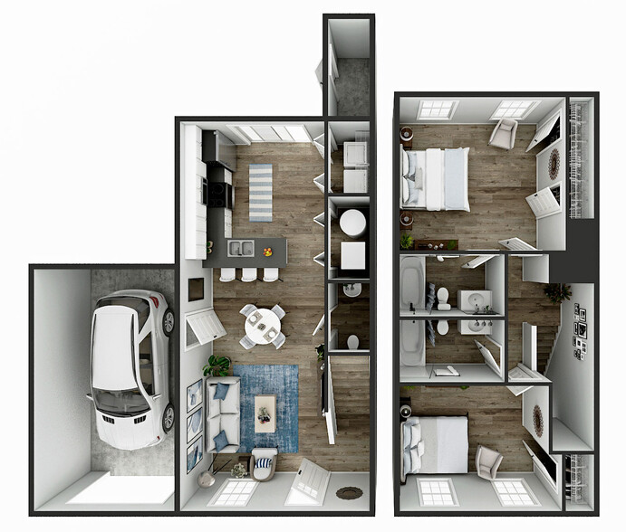 The Enclave 3D Floorplan - SPECIALS: The Reserve & Enclave at Fairholme