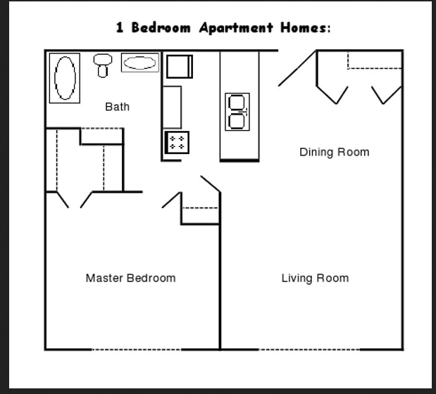 1BR/1BA - Pinecrest Manor