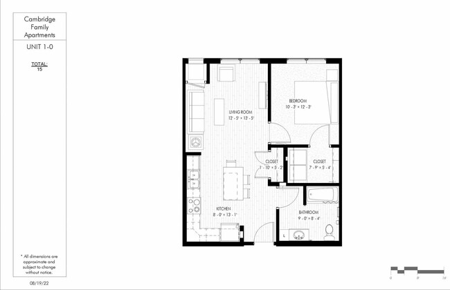 Floorplan - The Bridgewell Apartments