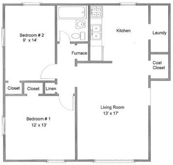 2BR/1BA - Broadway Grove Apartments