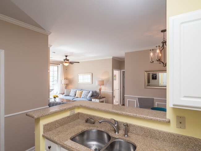 kitchen view - 1600 Long Grove Dr