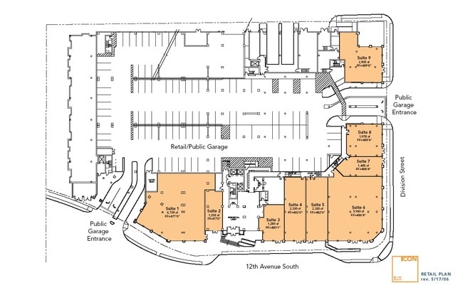 Retail Floor Plan - Twelve Twelve