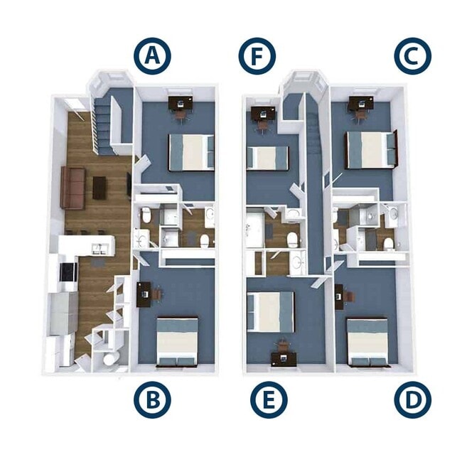 6 bed 5 bath floor plan - Wolf Run