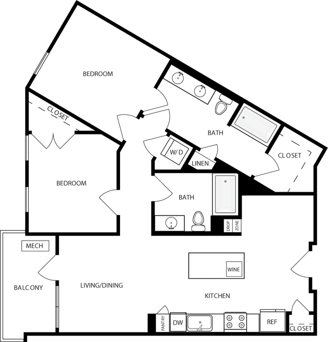 Floorplan - Mara Pacific Beach