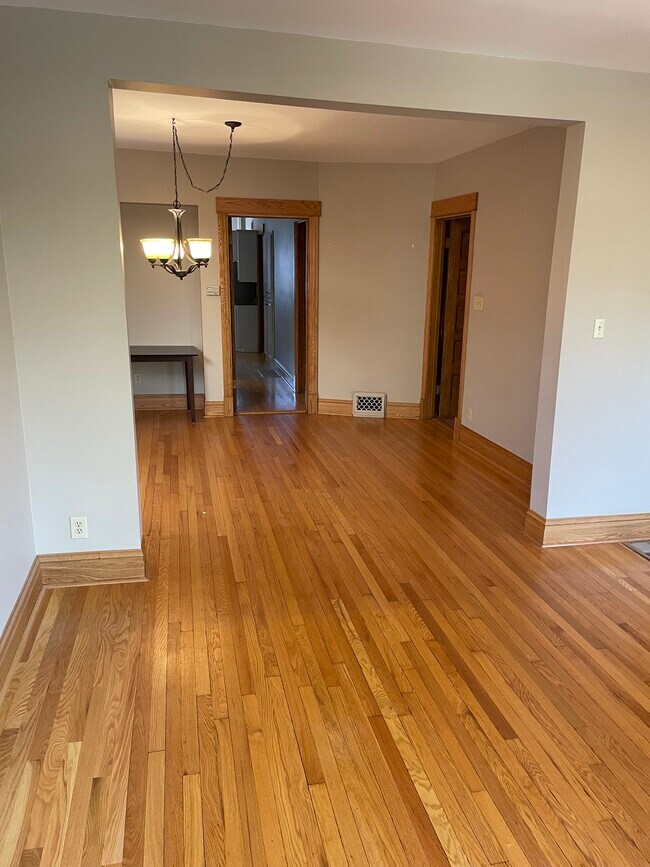 View from living room through dining room - 1211 W Newport Ave