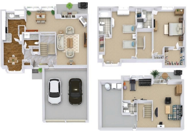 Floorplan - Weatherstone Townhomes