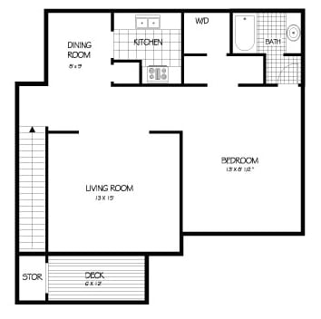 1BR/1BA - Branchwater