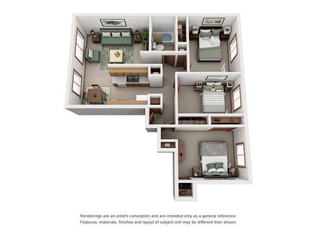 Floorplan - Heritage Apartments