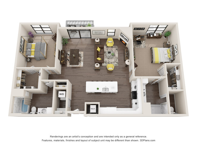 Floorplan - Encore @ White Oaks Apartments