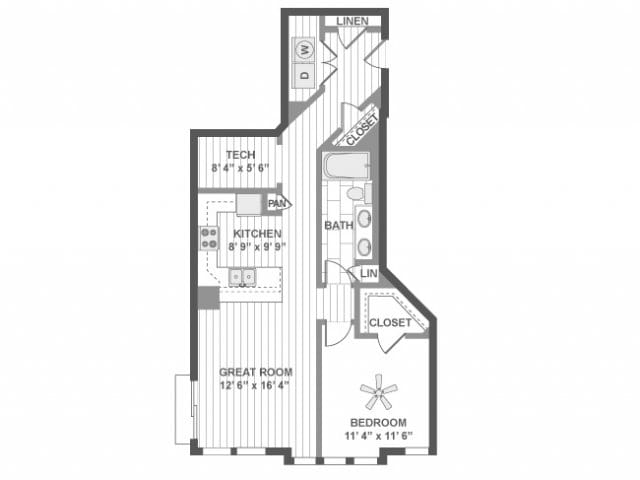 Floorplan - AMLI Evanston