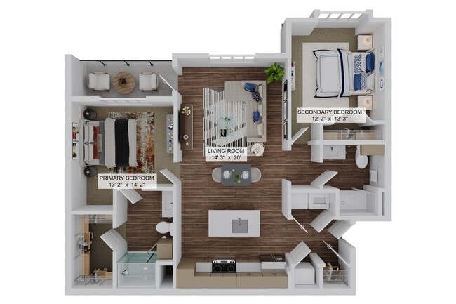 Floorplan - The Quinn Luxury Apartments