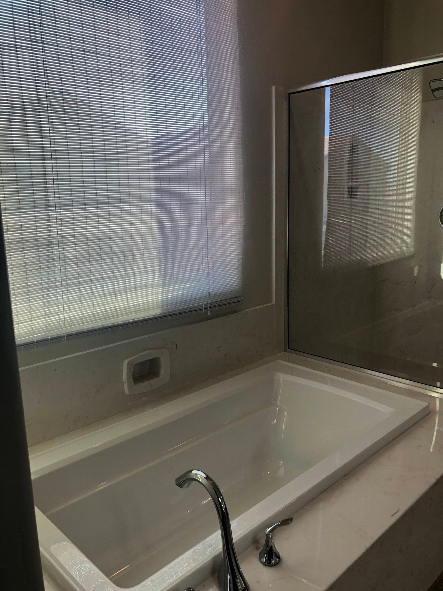 Master bedroom bath, overlooks the backyard - 263 Garden Trellis Ct