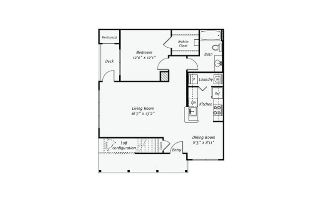Floorplan - Orchards Apartments