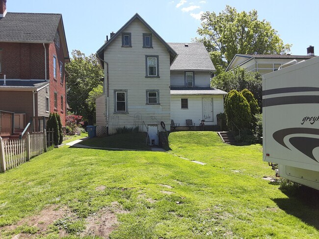 rear yard - 210 W Montgomery Ave