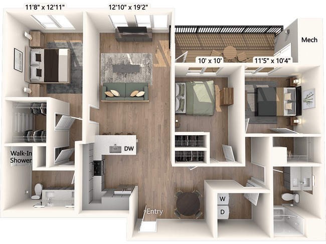 Floorplan - Kanso Milford