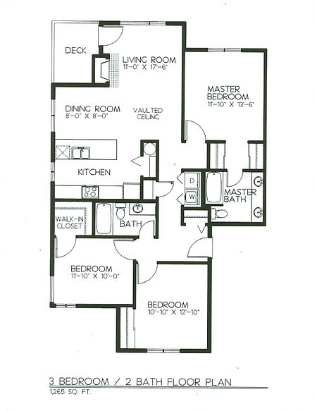 3BR/2BA - Main Street Village