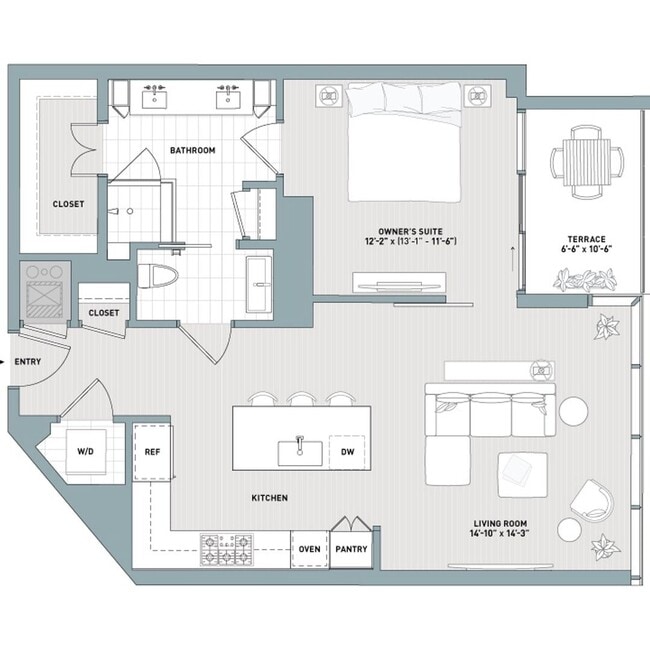 Building Photo - Spacious 930 SF Luxury Condo | Fifth & West | Market District