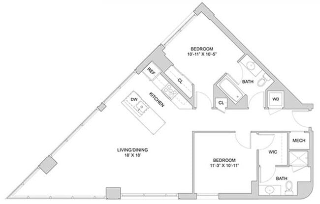 Floorplan - The Modern at Art Place