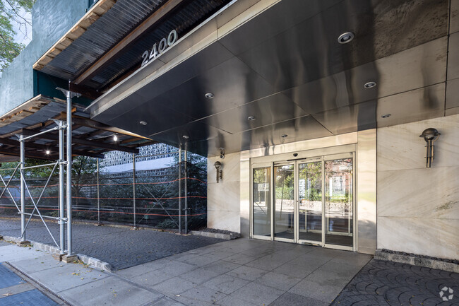 Entrance - The Blue Building