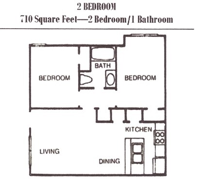 2BR/1BA - Pecan Square