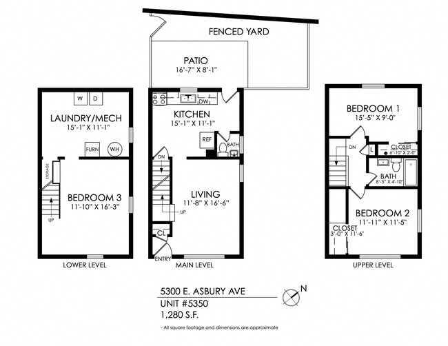 Floorplan - 5300 E Asbury Ave.