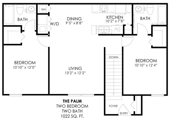 Floorplan - Enclave at Pine Oaks Apartments