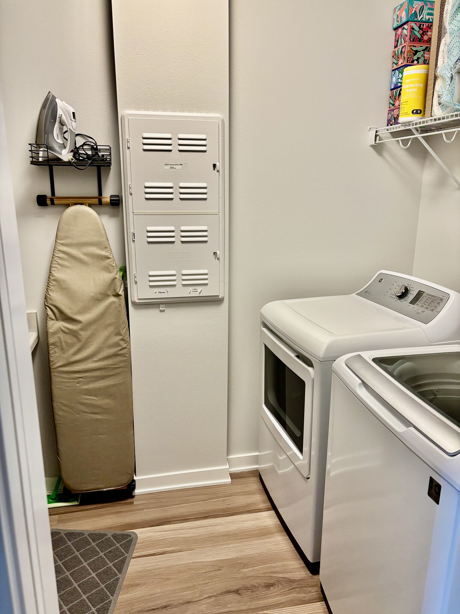 Laundry room with washer and dryer. - 216 E Center St