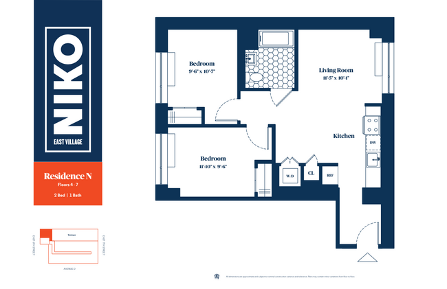 Floorplan - Niko East Village