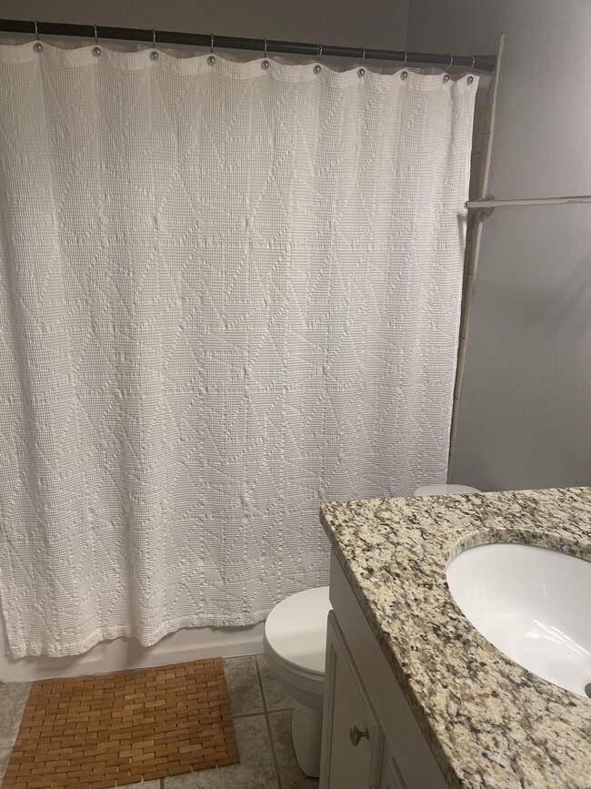 Bathroom with high celing and windows - 6020 W 39th Pl