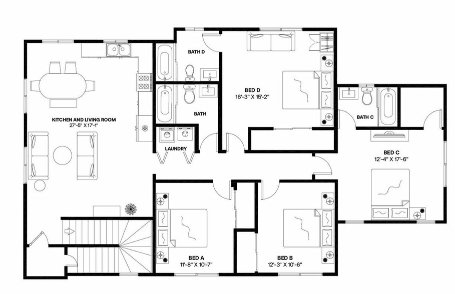 Building Photo - Private bedroom in 4 bed/3 bath Home