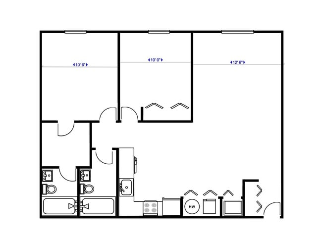 2 Bed / 2 Bath - Reverb Oak Lawn