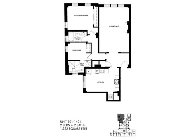 Floorplan - Park Heights by the Lake Apartments